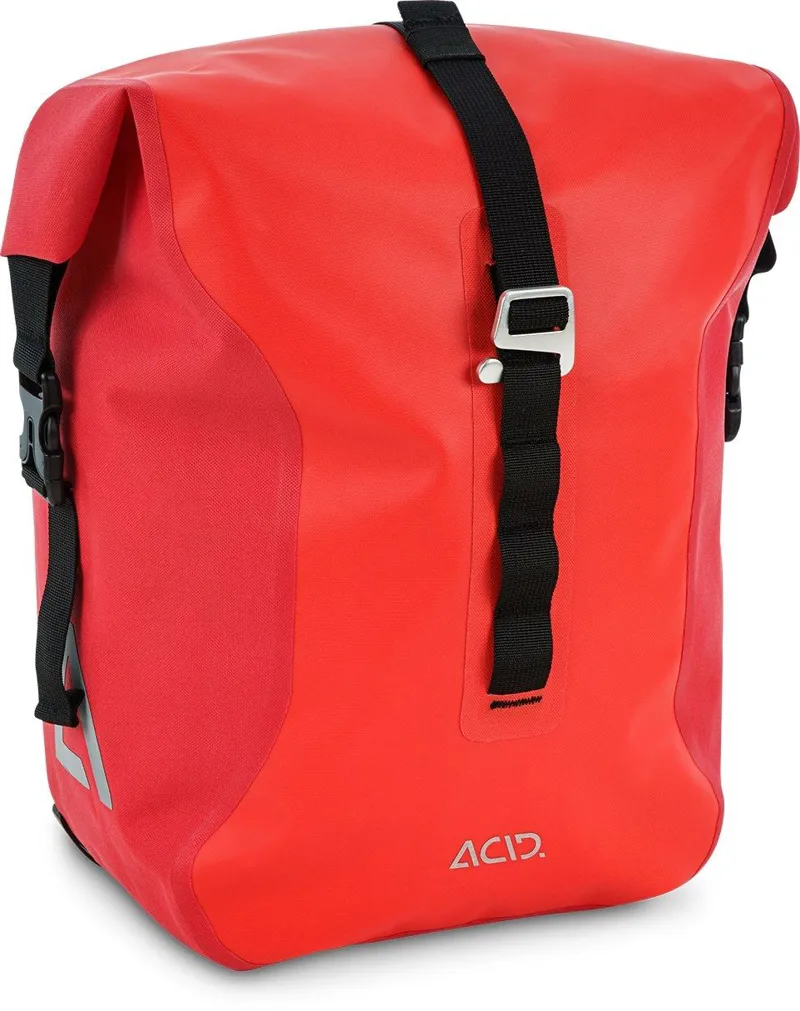 Acid Travlr Pro 15L Pannier Bag in Flame/Black